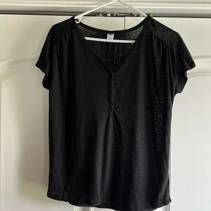 Old Navy linen blend top